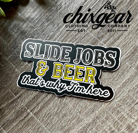 Slide Jobs Sticker