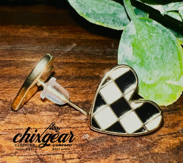 CHIEK+ チエコプラス heart studs pierce heart stock pierce CHIEK+ チエコプラス heart studs pierce heart stock pierce