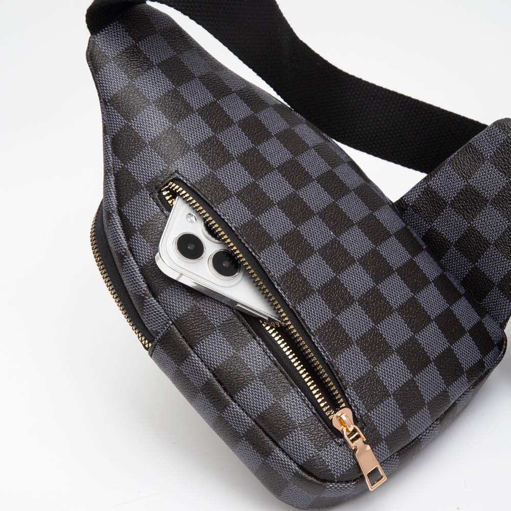 Boomie Checkered Sling Bag – Chix Gear