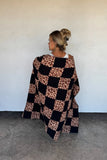 Checkered Cheetah Blanket