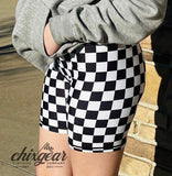 Boomer Checkered Biker Shorts