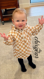 Toddler Checkered Windbreaker Jacket