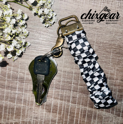 Checkered Luxe Keychain