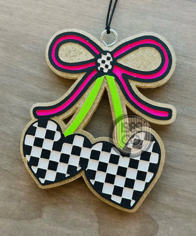 Checkered Cherry Freshie