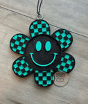 Checkered Flower Freshie