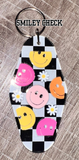 Checkered Keychains - Multiple Options
