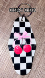 Checkered Keychains - Multiple Options