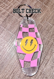 Checkered Keychains - Multiple Options
