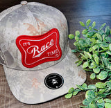 It's Race Time Patch Hats - Multiple styles