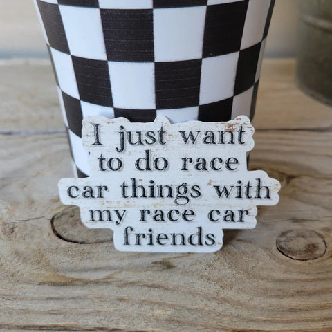 Race Friends Sticker