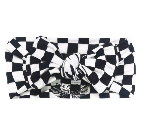 Checked Baby Headband