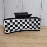 ModSilver Checkered Claw Clip