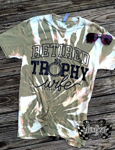 Trophy Wife Bleached Tee